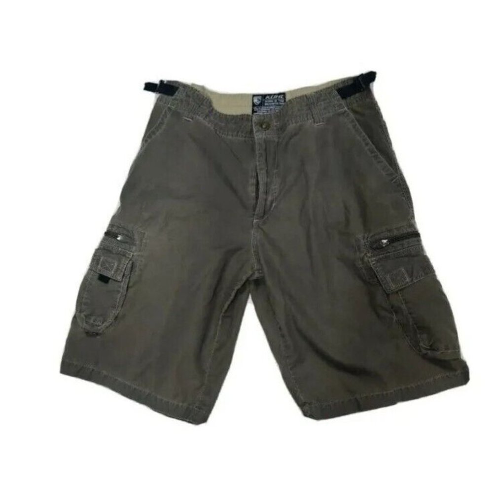 Men's KUHL Cargo Shorts 108846 Nylon Stretch 6 Pockets Hiking Outdoor
